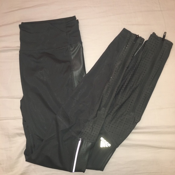 adidas Pants - Adidas RARE!! Supernova Leggings dark green